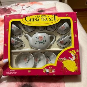 Vintage Brand New Childrens China Tea Play Set